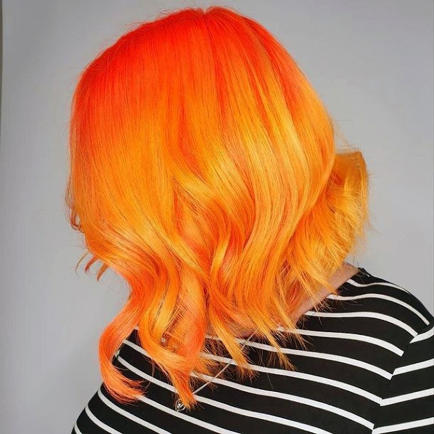 Top 100 Best Orange Hairstyles For Women - Warm Hair Ideas