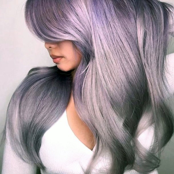 Womens Hairstyles Ideas With Purple Design