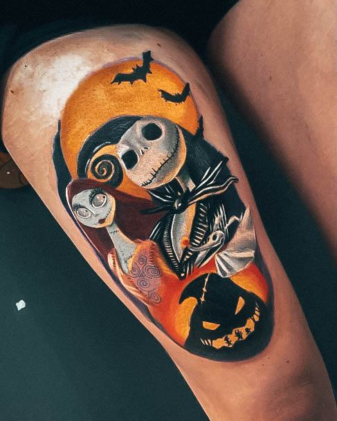 Womens Halloween Good Looking Tattoos