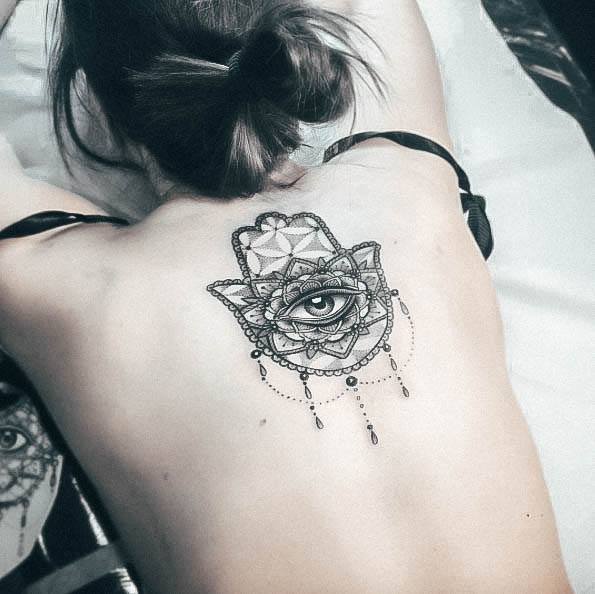 Womens Hamsa Tattoo Design Ideas