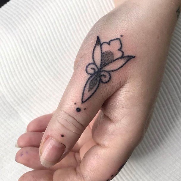 Womens Hand Pretty Tattoo