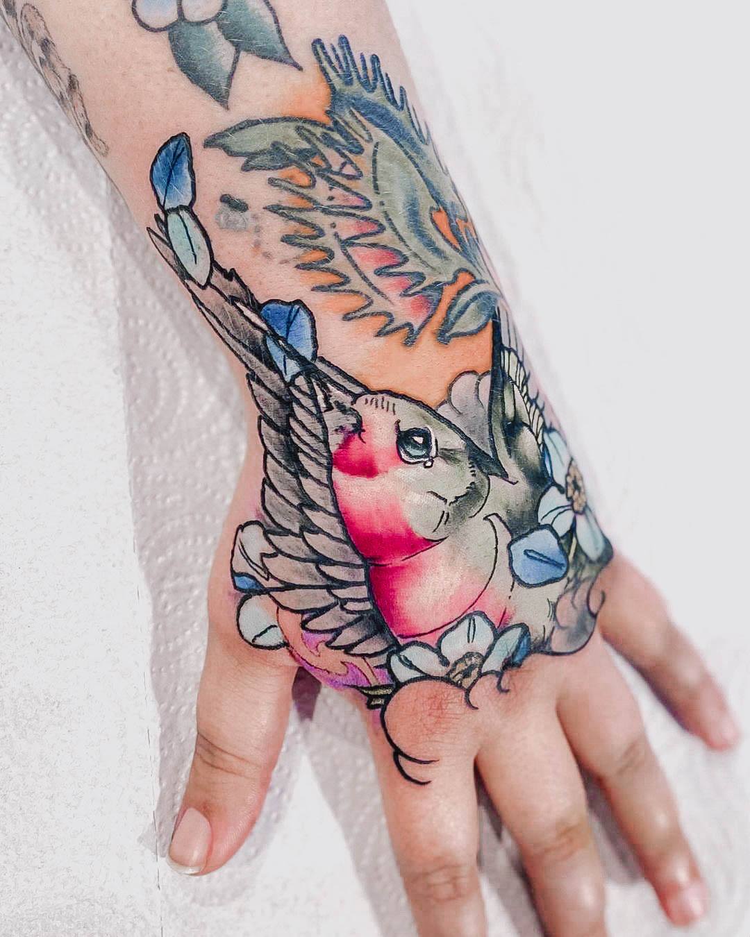 Womens Hand Tattoos (12)