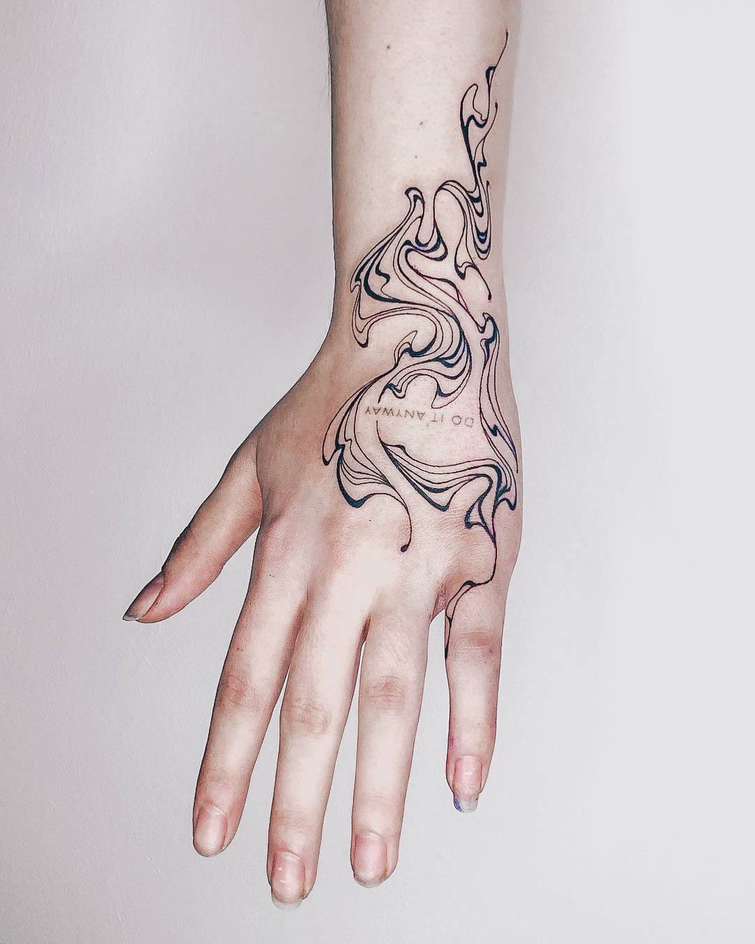 Womens Hand Tattoos (33)
