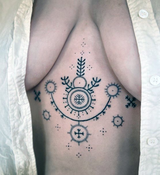 Womens Handpoke Girly Tattoo Designs