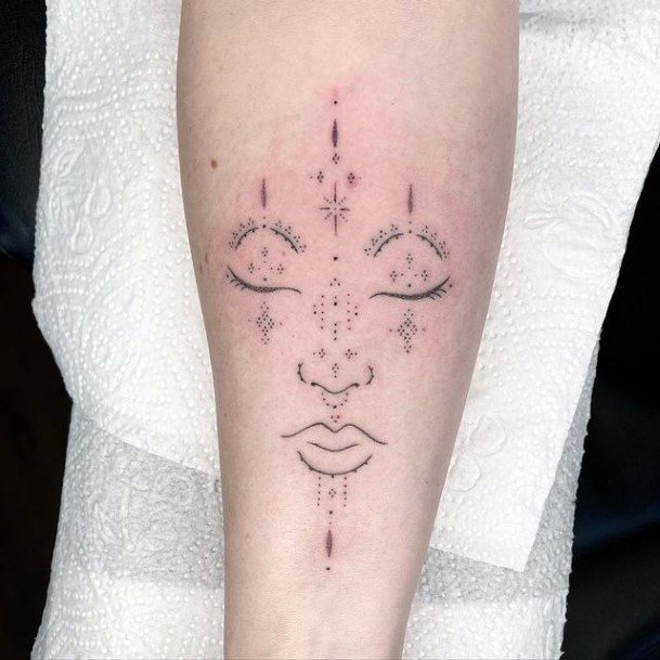 Womens Handpoke Good Looking Tattoos
