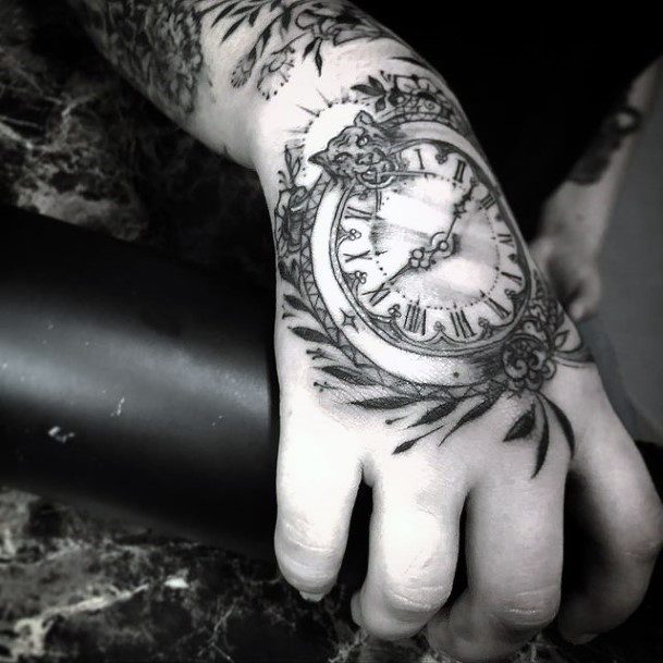 timeless clock tattoo