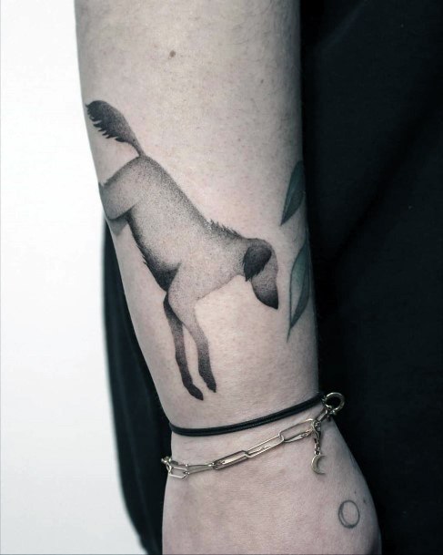 Womens Hands Dog Tattoo
