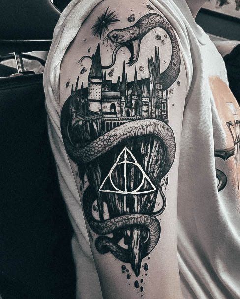 Womens Harry Potter Tattoo Body Art