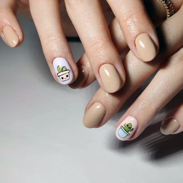 Womens Hazel Nails Cactus Accent