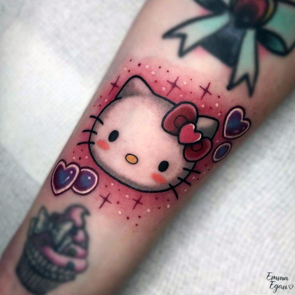 Womens Hello Kitty Good Looking Tattoos