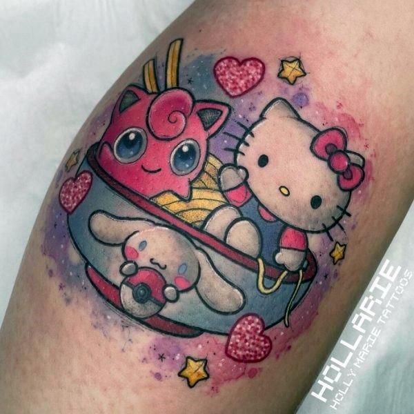 Womens Hello Kitty Tattoo Ideas