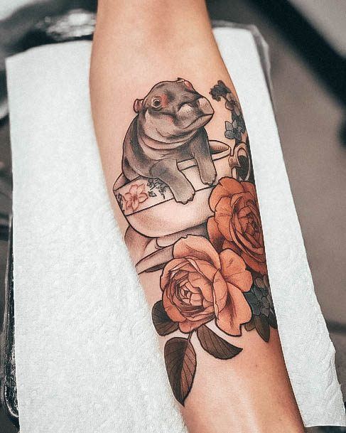 Womens Hippo Tattoo Looks