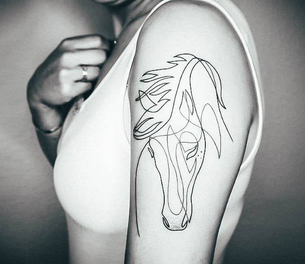 Womens Horse Tattoo Ideas