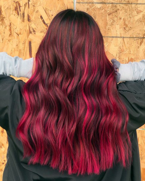 Womens Hot Pink Good Looking Hairstyless