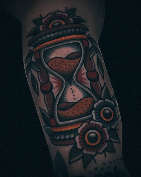 Womens Hourglass Tattoo Design Ideas