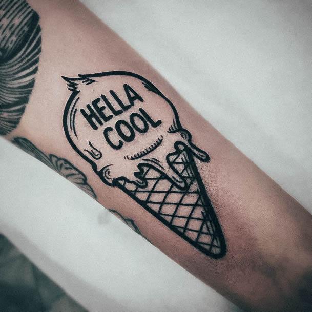 Womens Ice Cream Tattoos