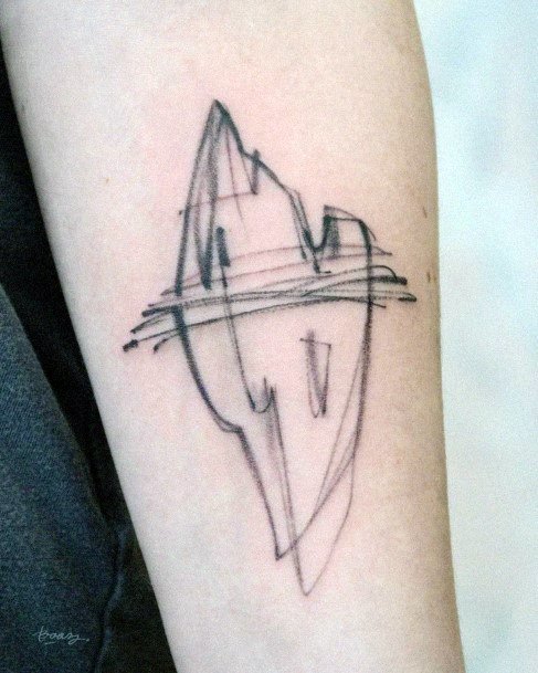 Womens Iceberg Super Tattoo Designs