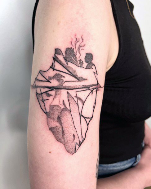 Womens Iceberg Tattoos