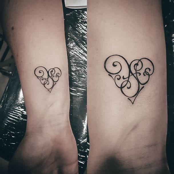 Womens Initials Tattoos