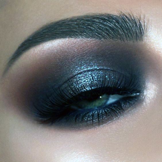 Womens Intense Black And Dark Eyeshadow