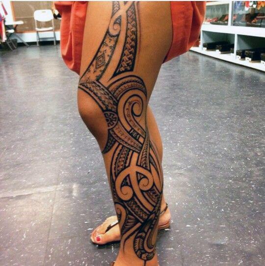 Womens Interesting Tribal Tattoo