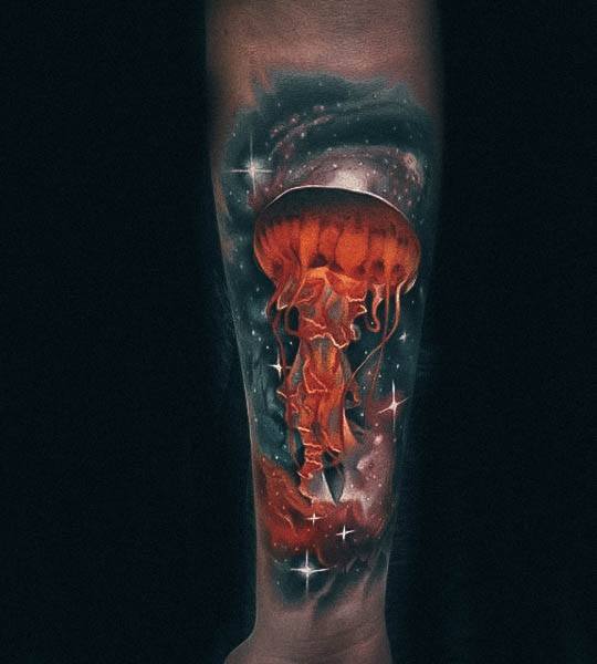 Womens Jellyfish Tattoo Design Ideas