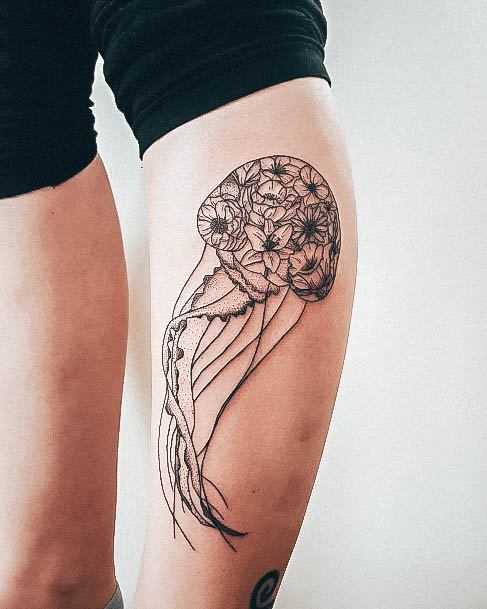 Womens Jellyfish Tattoos