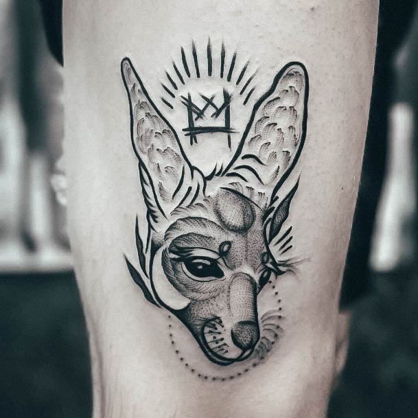 Womens Kangaroo Good Looking Tattoos