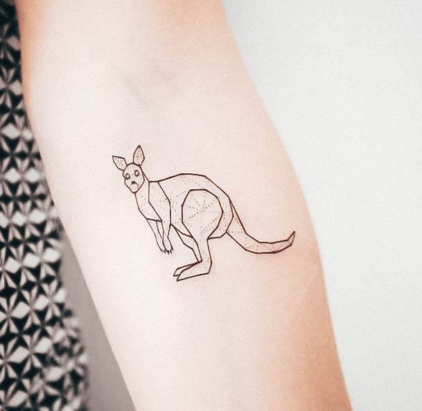 Womens Kangaroo Tattoos