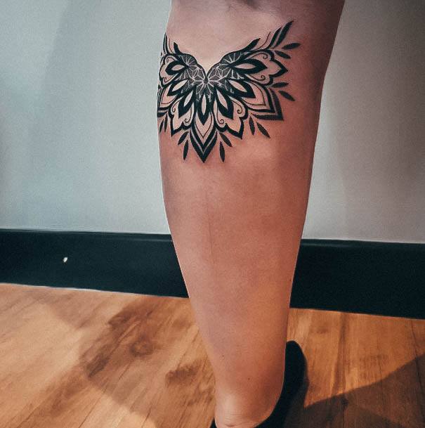 Womens Knee Super Tattoo Designs