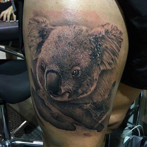 Womens Koala Super Tattoo Designs