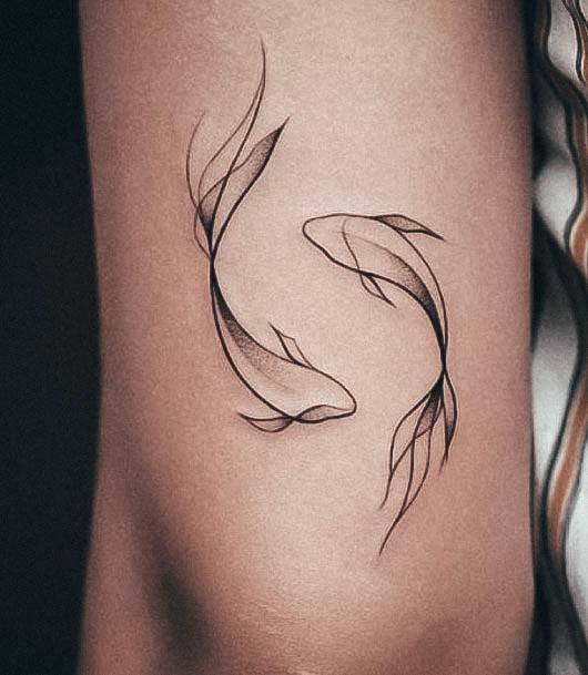 Womens Koi Fish Tattoos