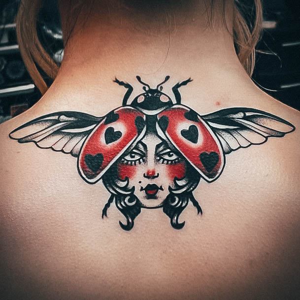 Womens Ladybug Designs For Tattoos