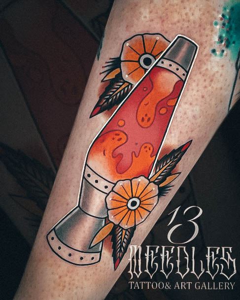 Womens Lava Lamp Girly Tattoo Designs