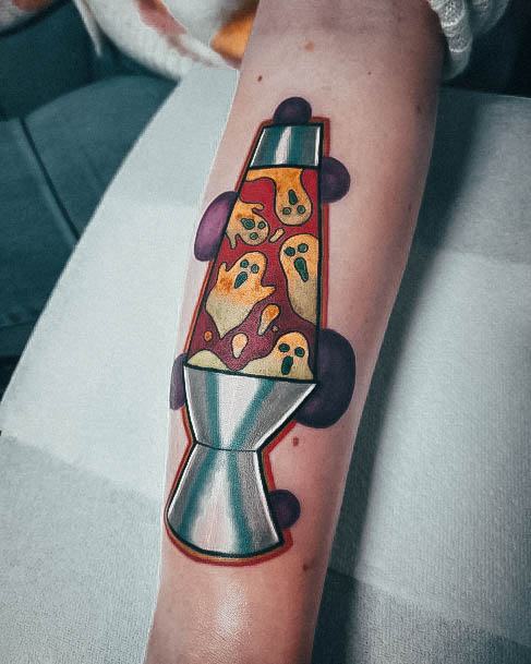 Womens Lava Lamp Tattoo Design Ideas