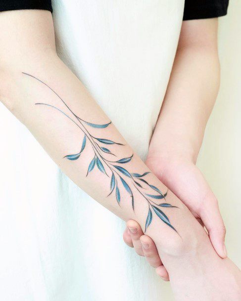 Womens Leaf Tattoo Ideas