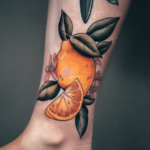 Womens Lemon Good Looking Tattoos