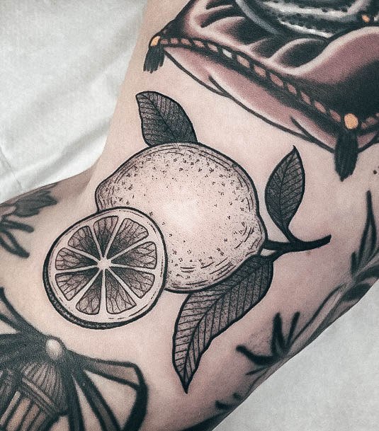 Womens Lemon Super Tattoo Designs