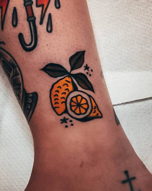 Womens Lemon Tattoo Design Ideas