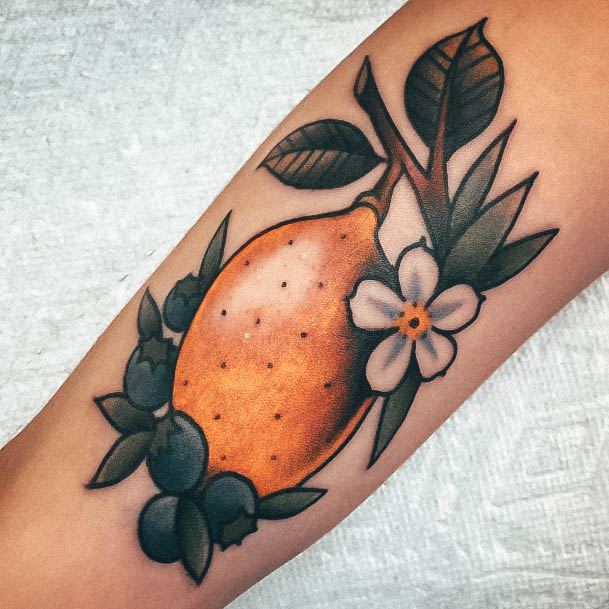 Womens Lemon Tattoo Styles