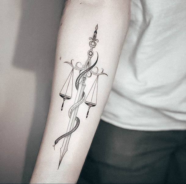 Womens Libra Tattoo Design Ideas