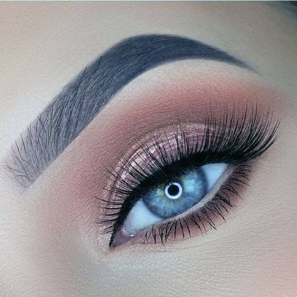 Womens Light Coral Good Eyeshadow