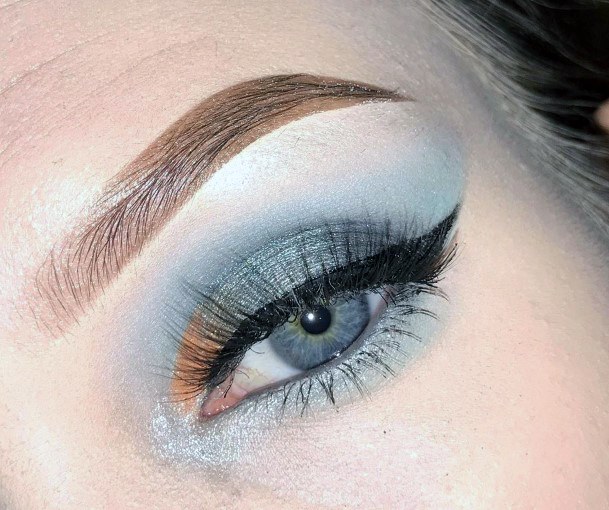 Womens Light Water Blue Eyeshadow Women