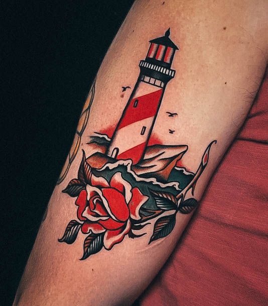 Womens Lighthouse Good Looking Tattoos