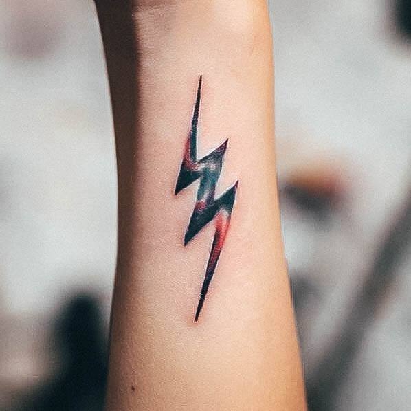 Womens Lightning Bolt Designs For Tattoos