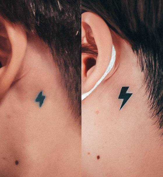 Womens Lightning Bolt Girly Tattoo Designs