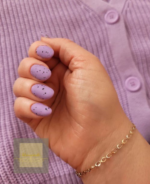 Womens Lilac Nail Design Ideas