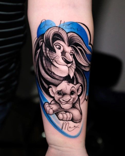 Womens Lion King Tattoo Design Ideas