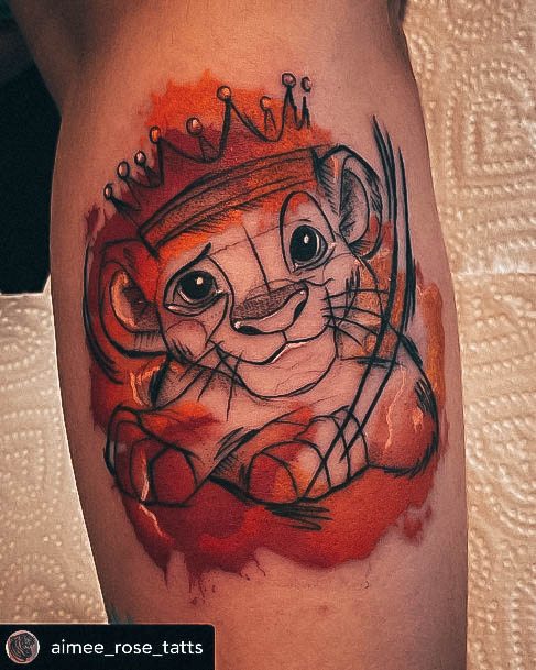 Womens Lion King Tattoos