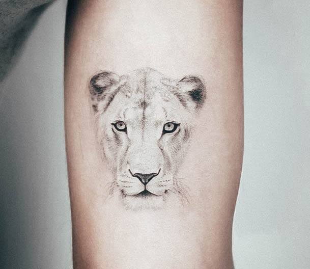 Womens Lioness Tattoo Design Ideas